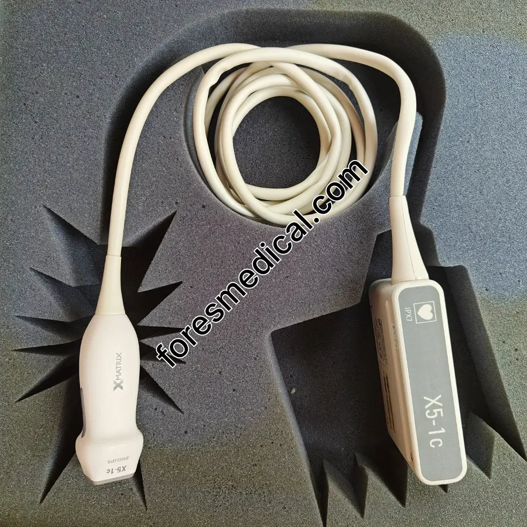 Philips X5-1c Cardiac ltrasound Transducer probe Epiq CVx, Epiq CVxi, Affinity 50, 5500 CV, Lumify, ClearVue 850, ClearVue 550, ClearVue 350