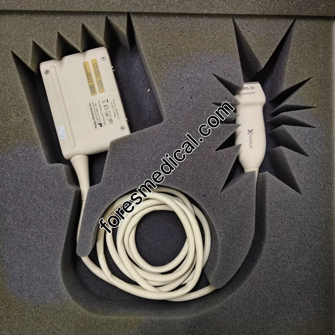 Philips X5-1c Cardiac ltrasound Transducer probe Epiq CVx, Epiq CVxi, Affinity 50, 5500 CV, Lumify, ClearVue 850, ClearVue 550, ClearVue 350