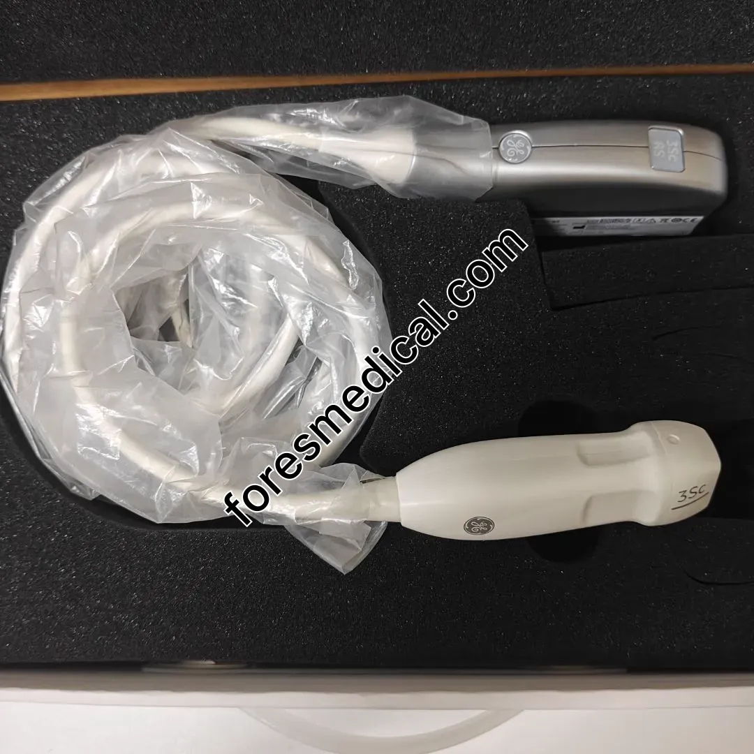 GE - GE 3Sc-RS Phased Array Ultrasound Transducer Probe for GE Vivid S60/T8/IQ/I/Q; GE Logiq P9/E/F8; GE Voluson P8/S6/S8/S10