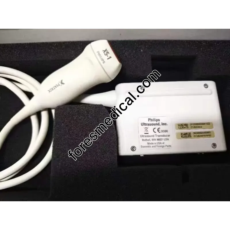 Philips X5-1 Phased Array xMatrix Ultrasound Transducer Probe 